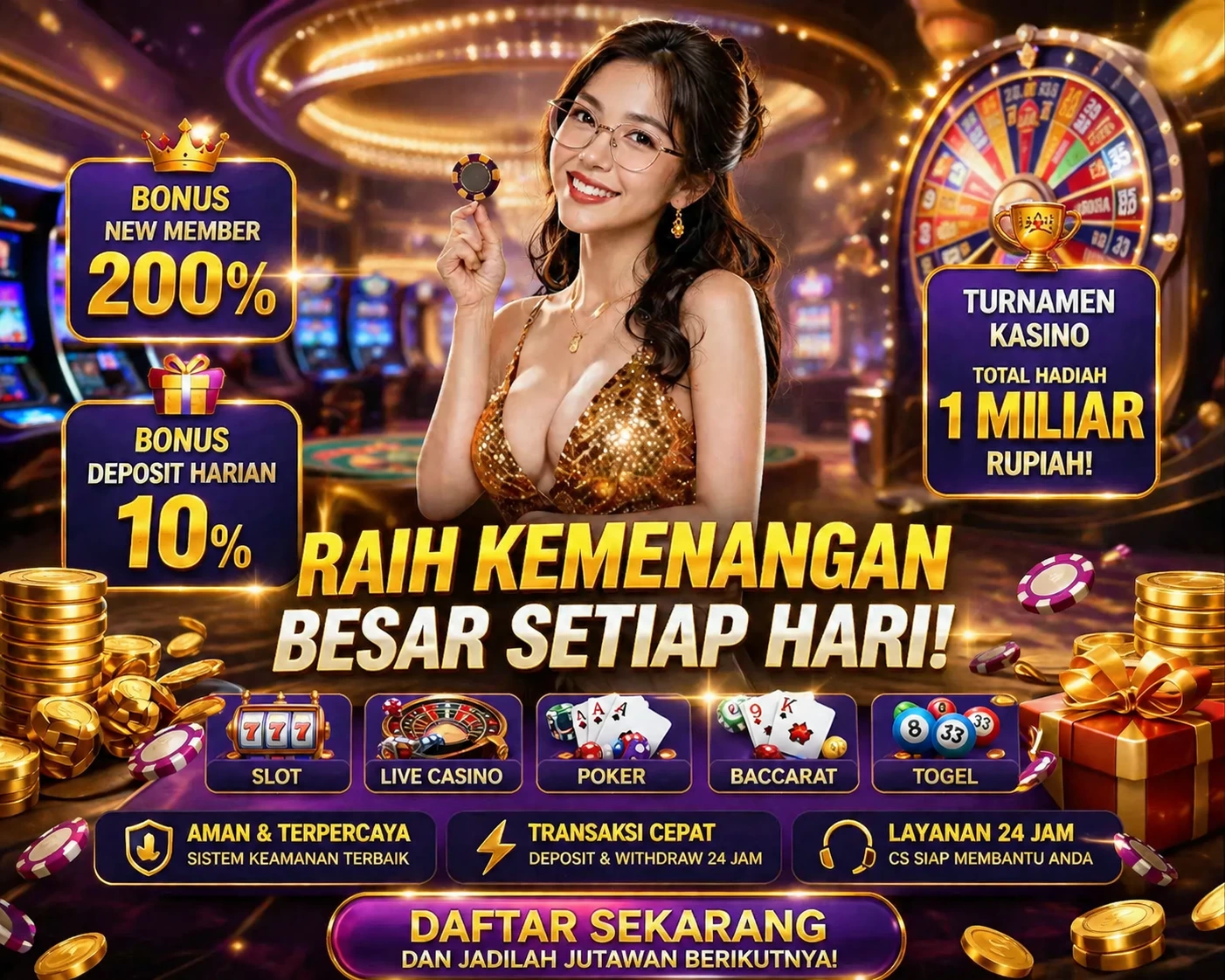 Interface aplikasi setelah instalasi berhasil